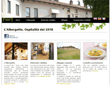 Tablet Screenshot of albergotto-natalina.com